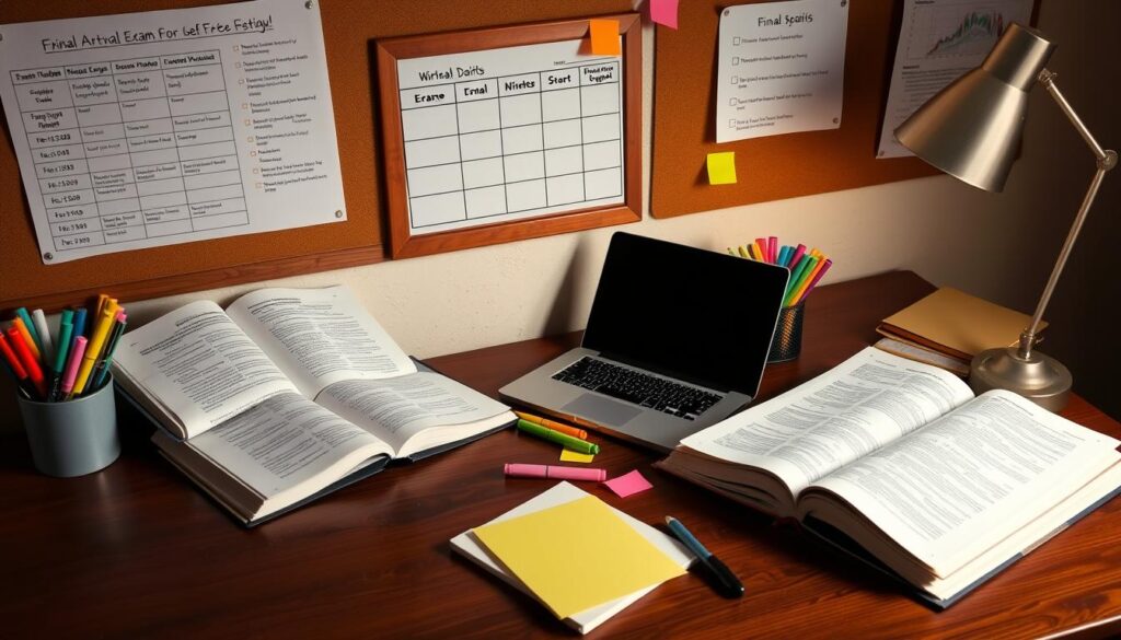 final exams study organization